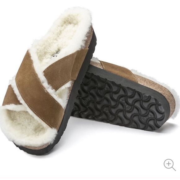 New Papillio by Birkenstock Daytona shearling Sandals - Picture 2 of 9